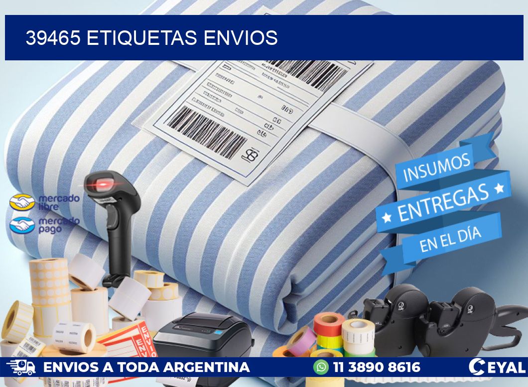 39465 Etiquetas envios