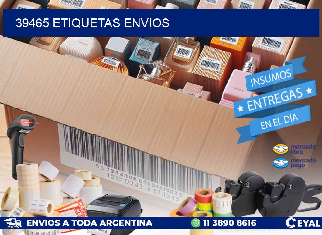 39465 Etiquetas envios