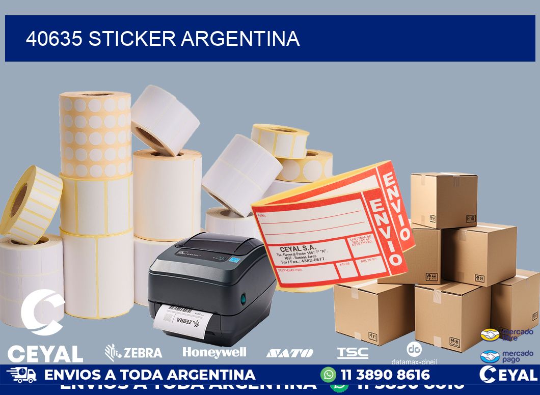 40635 Sticker Argentina