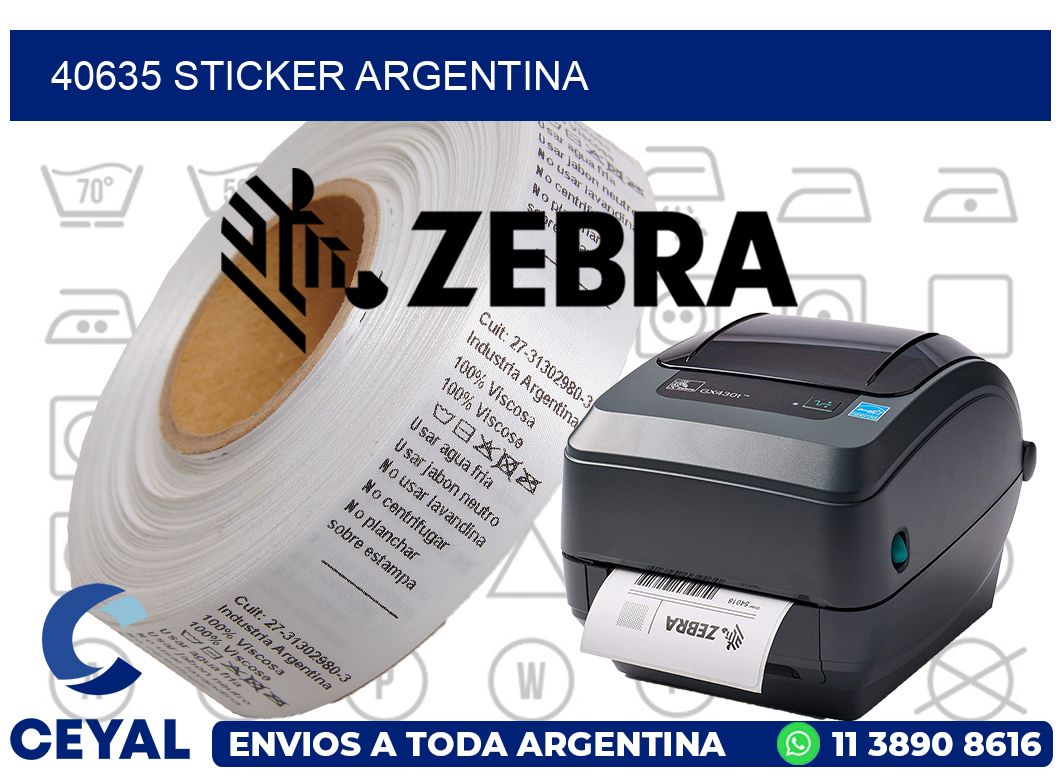 40635 Sticker Argentina