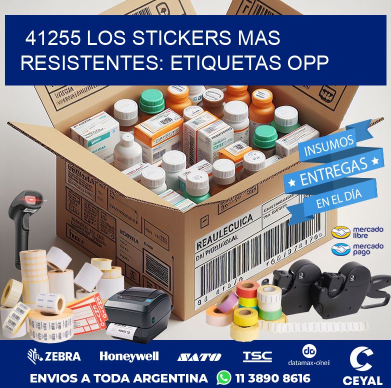 41255 LOS STICKERS MAS RESISTENTES: ETIQUETAS OPP