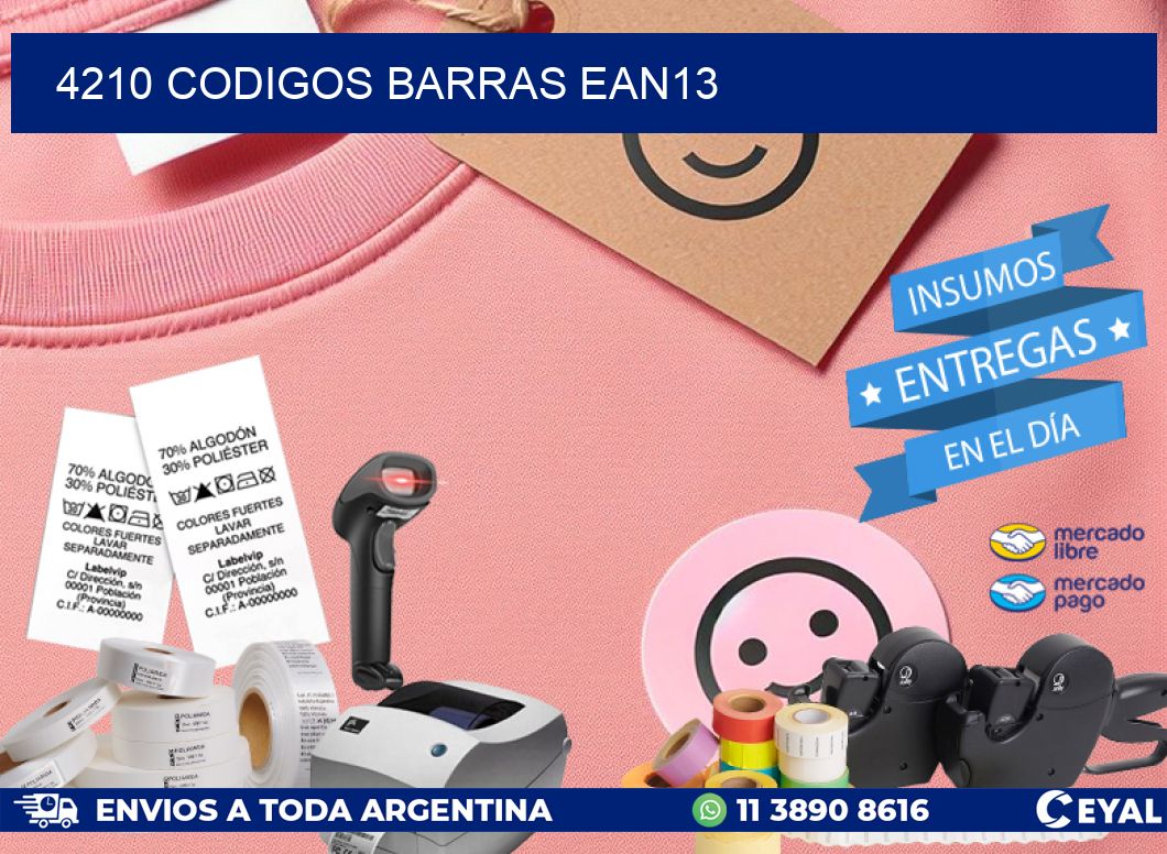 4210 CODIGOS BARRAS EAN13