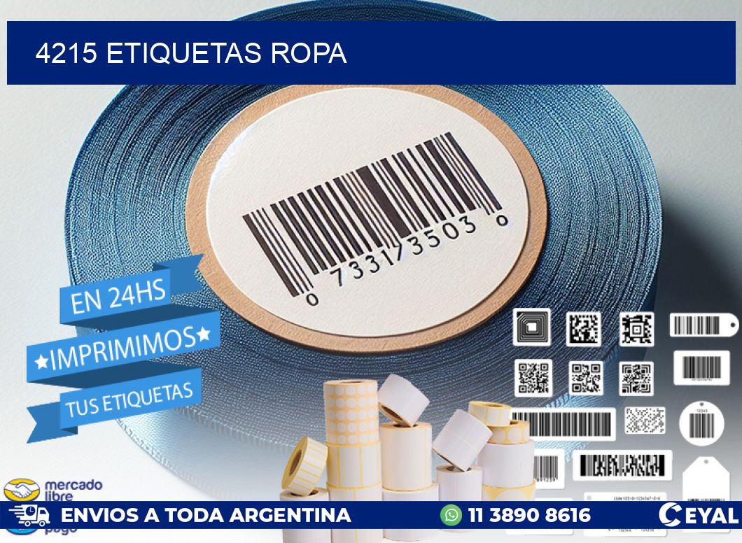 4215 ETIQUETAS ROPA