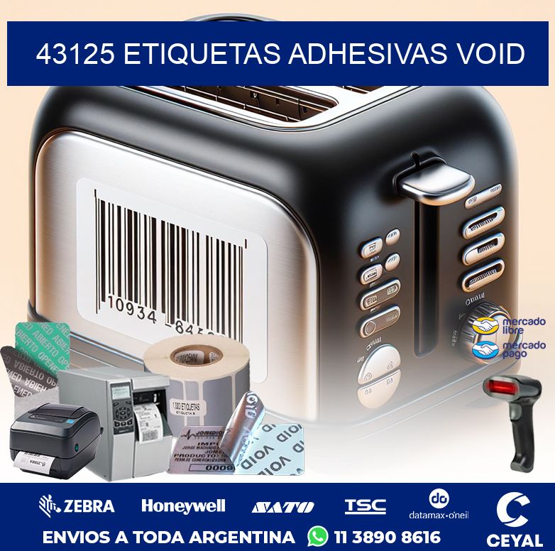 43125 ETIQUETAS ADHESIVAS VOID