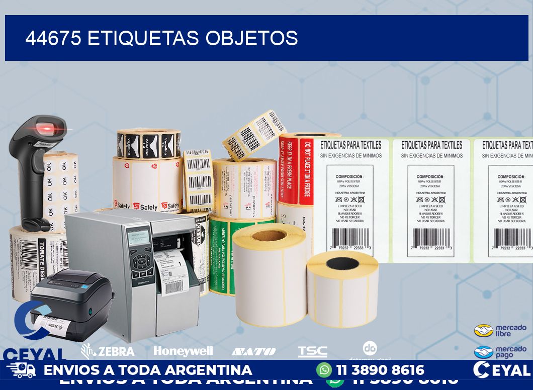 44675 etiquetas objetos