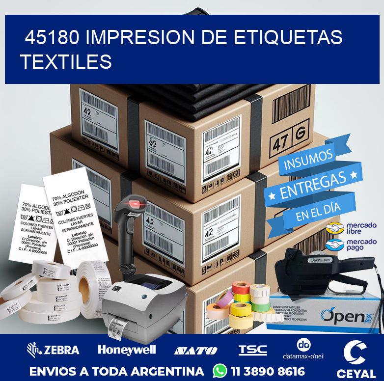 45180 IMPRESION DE ETIQUETAS TEXTILES