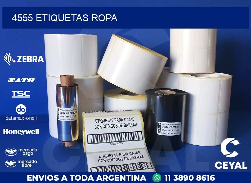 4555 ETIQUETAS ROPA