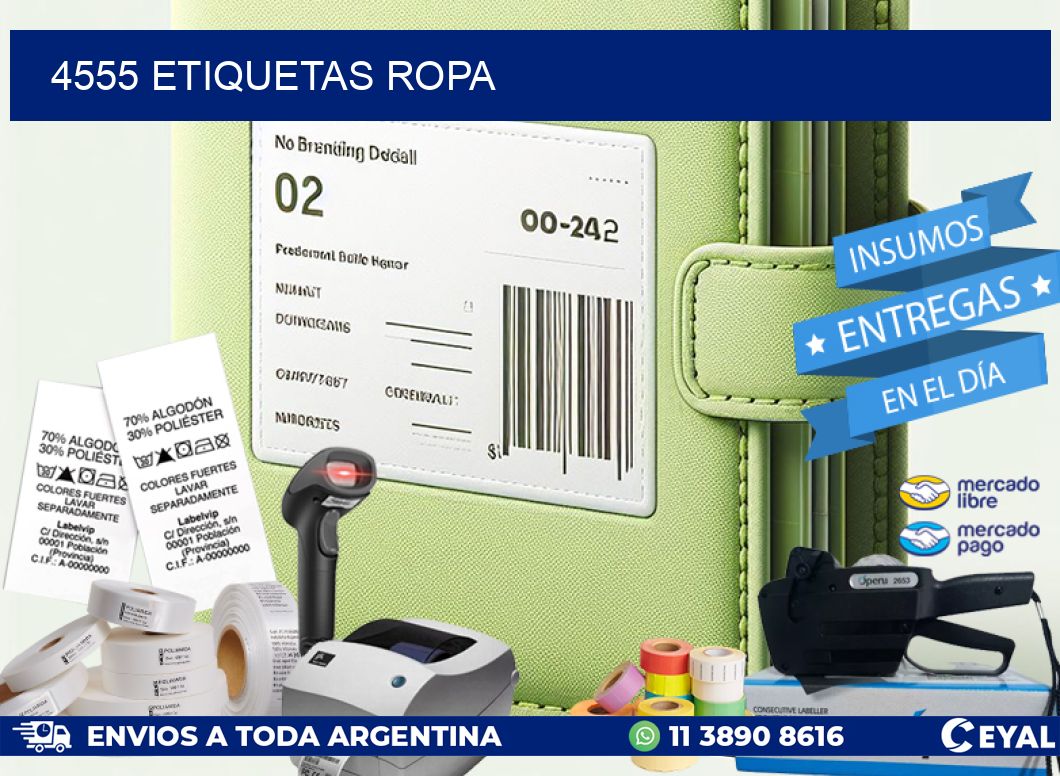 4555 ETIQUETAS ROPA