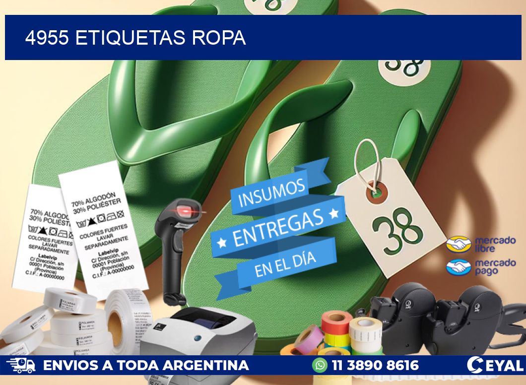 4955 ETIQUETAS ROPA