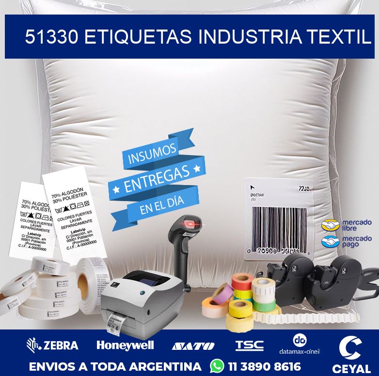 51330 ETIQUETAS INDUSTRIA TEXTIL