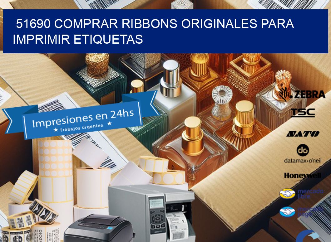 51690 COMPRAR RIBBONS ORIGINALES PARA IMPRIMIR ETIQUETAS
