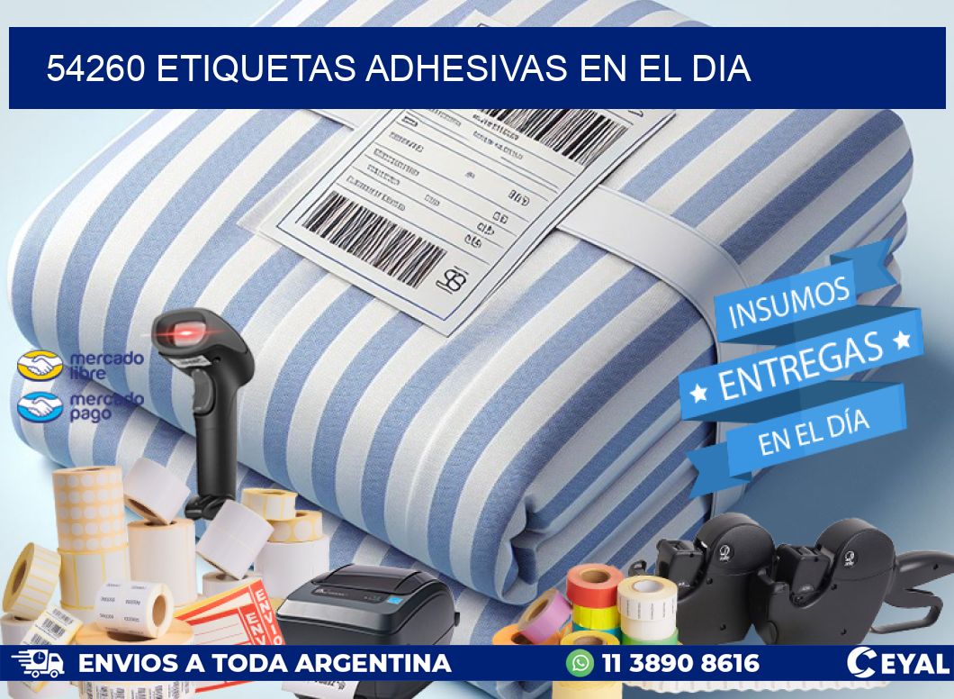 54260 Etiquetas adhesivas en el dia