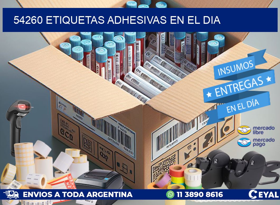 54260 Etiquetas adhesivas en el dia