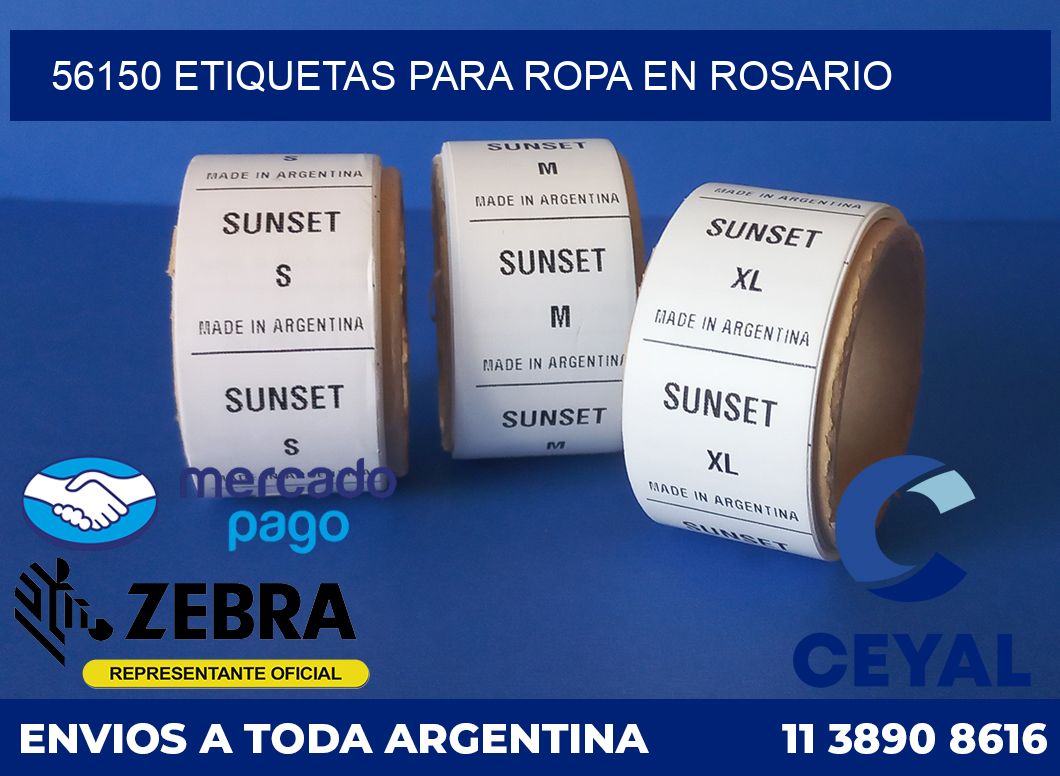 56150 ETIQUETAS PARA ROPA EN ROSARIO