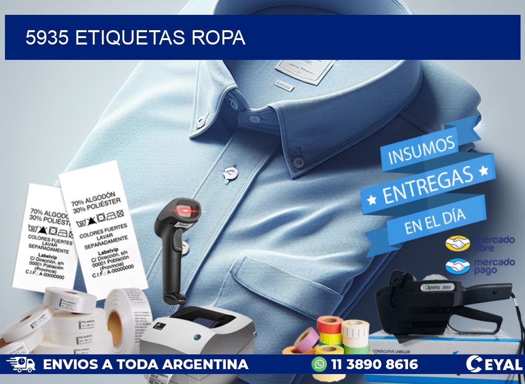 5935 ETIQUETAS ROPA