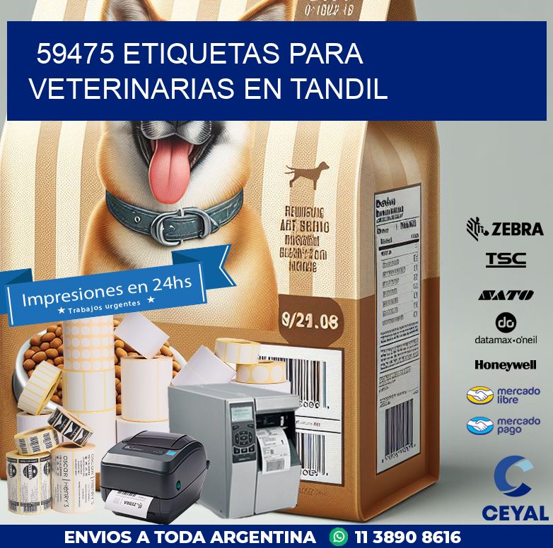 59475 ETIQUETAS PARA VETERINARIAS EN TANDIL