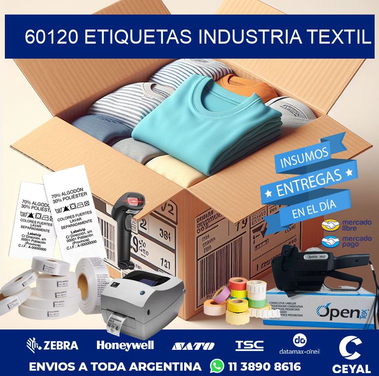 60120 ETIQUETAS INDUSTRIA TEXTIL