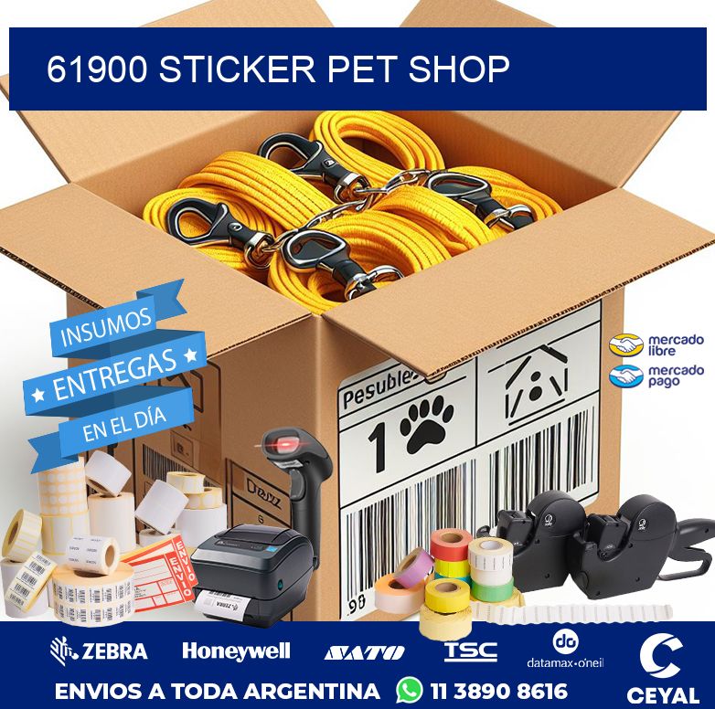 61900 STICKER PET SHOP