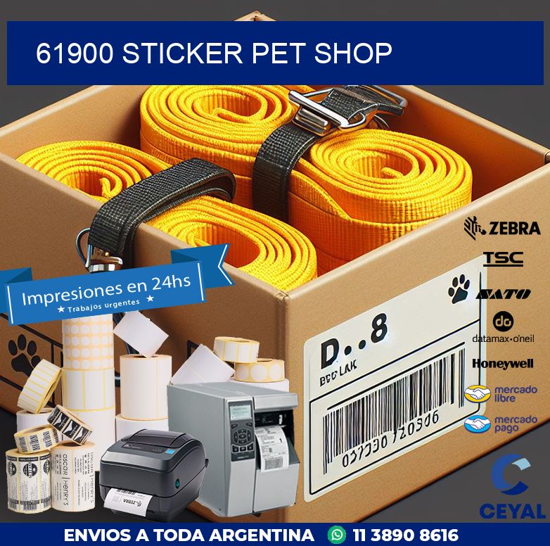 61900 STICKER PET SHOP