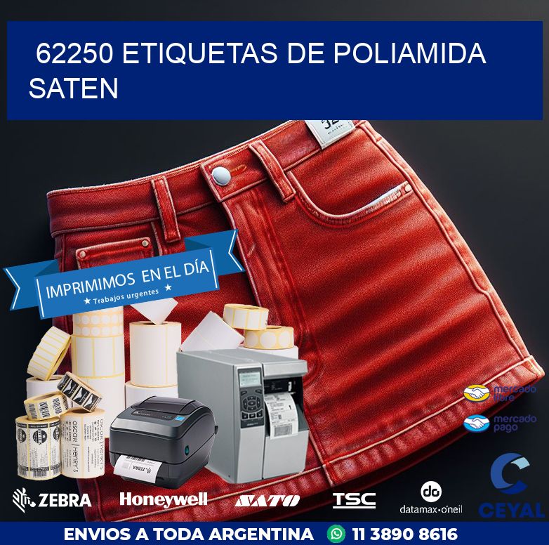 62250 ETIQUETAS DE POLIAMIDA SATEN