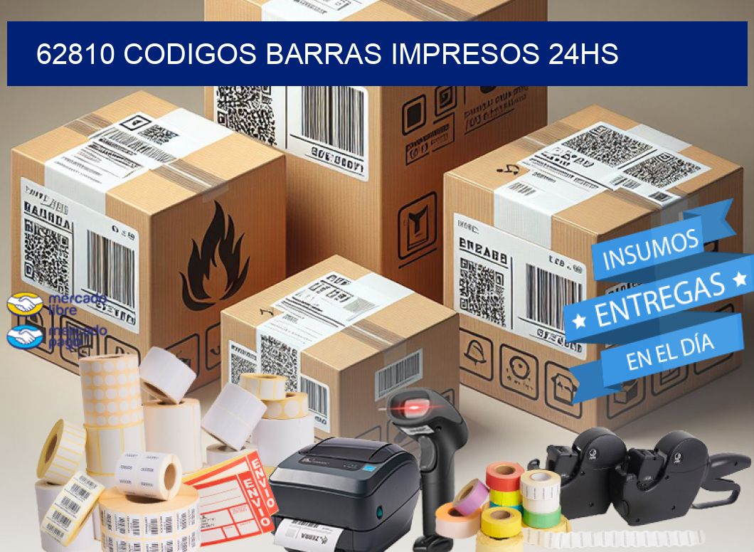 62810 codigos barras impresos 24hs