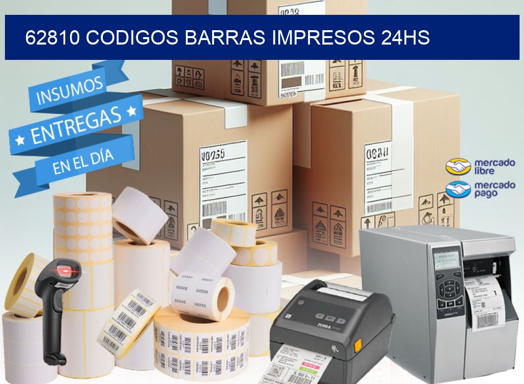 62810 codigos barras impresos 24hs