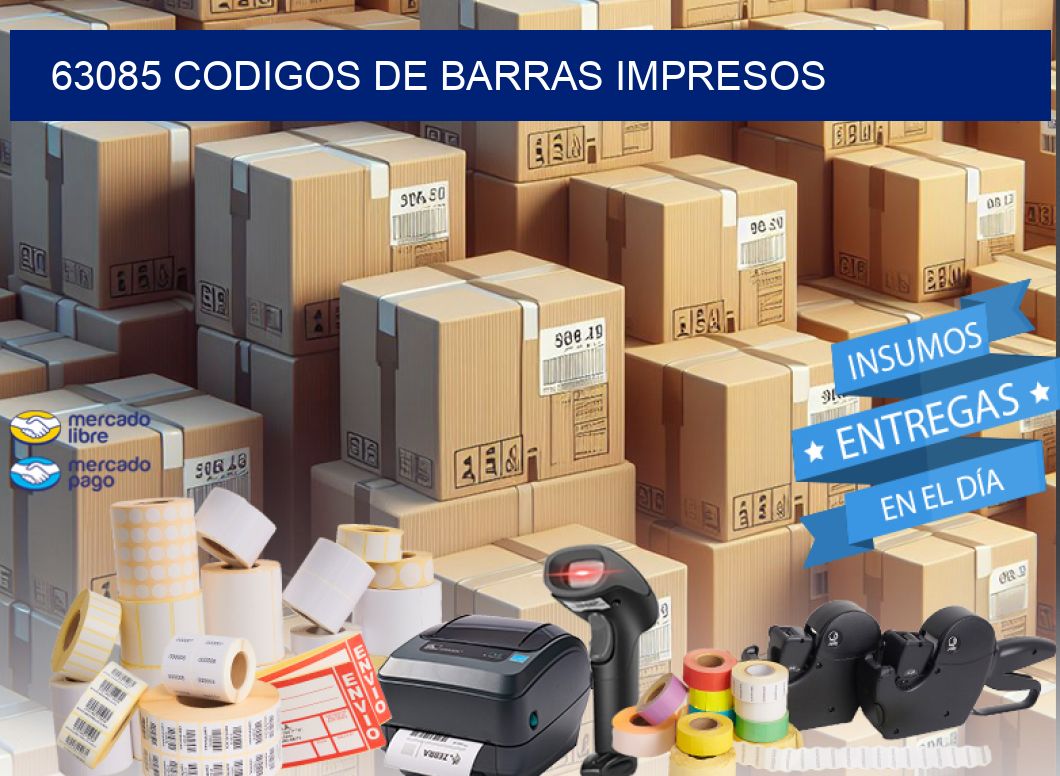 63085 codigos de barras impresos