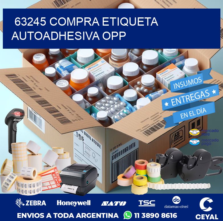 63245 COMPRA ETIQUETA AUTOADHESIVA OPP