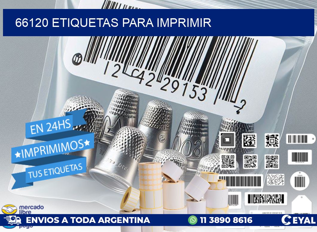 66120 ETIQUETAS PARA IMPRIMIR