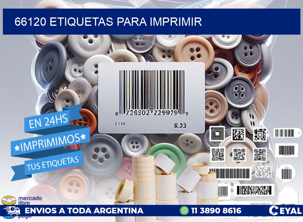 66120 ETIQUETAS PARA IMPRIMIR