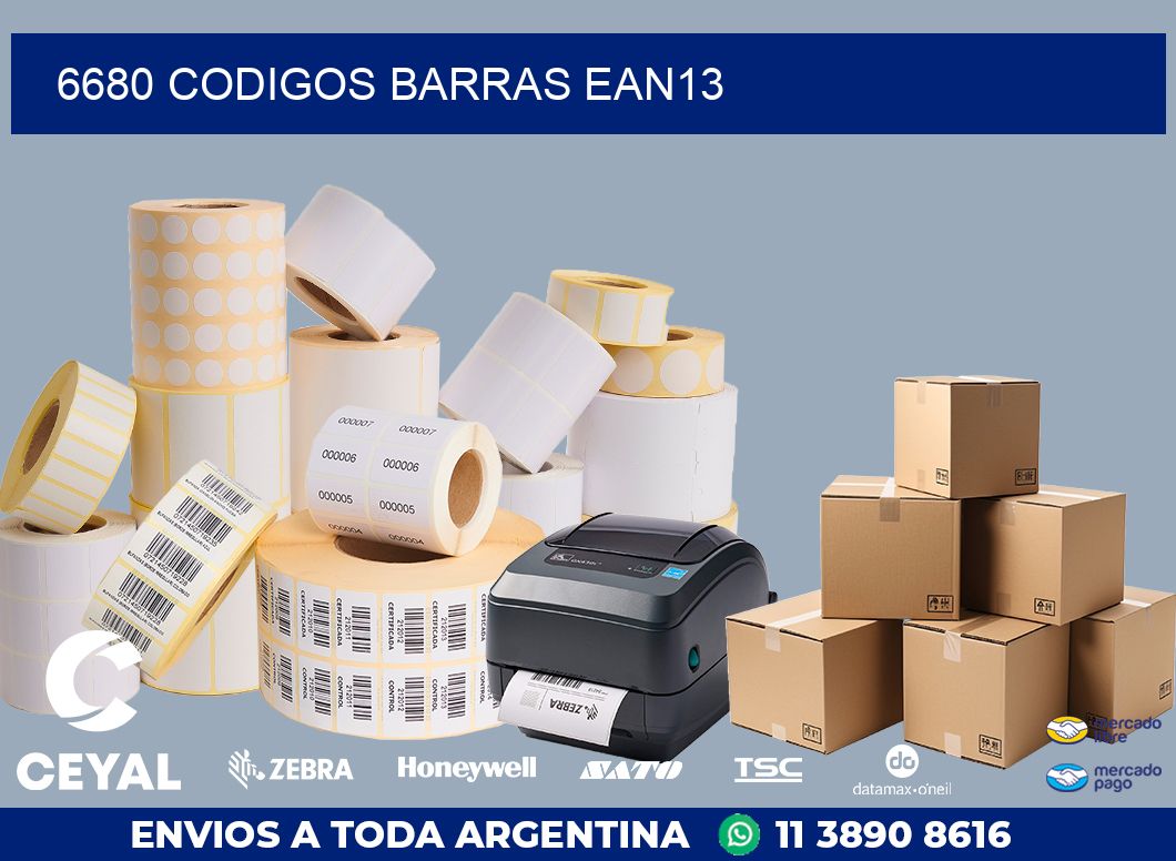 6680 CODIGOS BARRAS EAN13