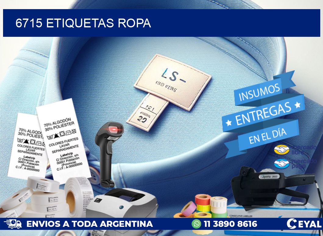 6715 ETIQUETAS ROPA