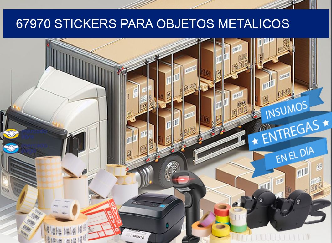 67970 STICKERS PARA OBJETOS METALICOS