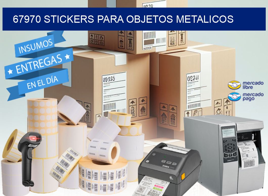 67970 STICKERS PARA OBJETOS METALICOS