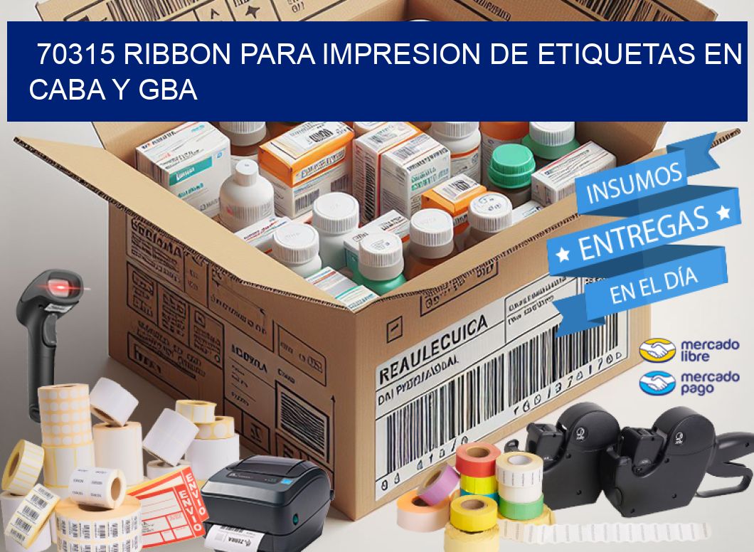 70315 RIBBON PARA IMPRESION DE ETIQUETAS EN CABA Y GBA