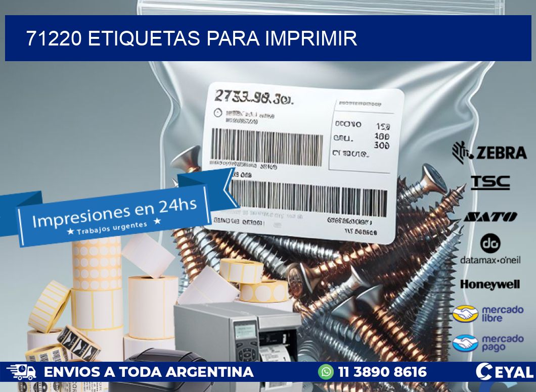 71220 etiquetas para imprimir