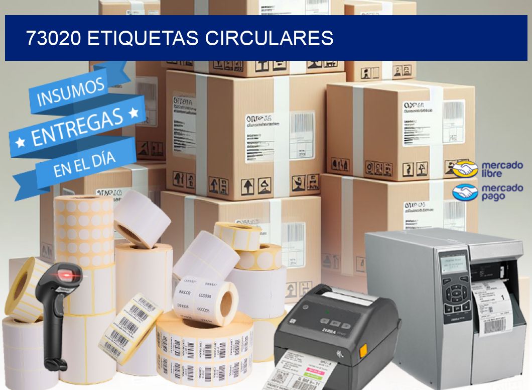 73020 ETIQUETAS CIRCULARES
