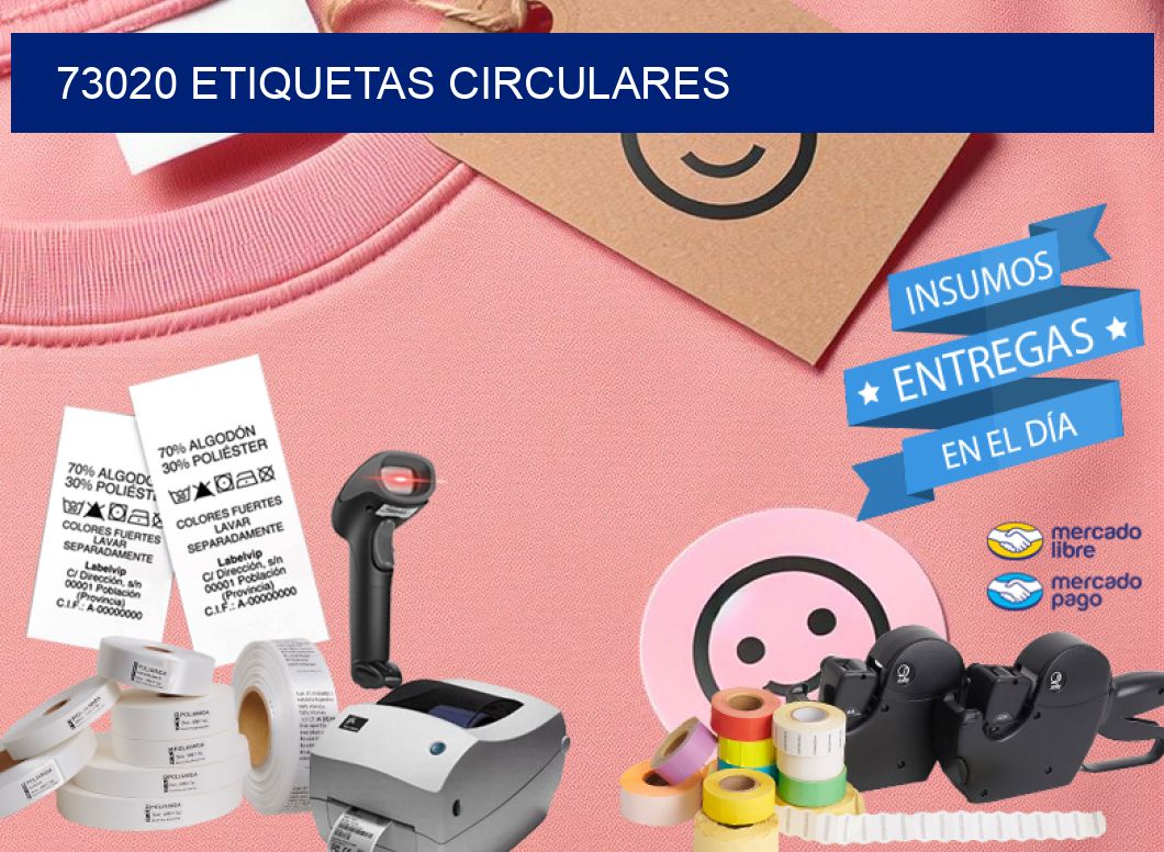 73020 ETIQUETAS CIRCULARES