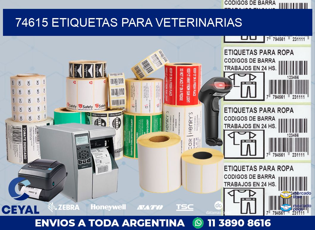 74615 ETIQUETAS PARA VETERINARIAS