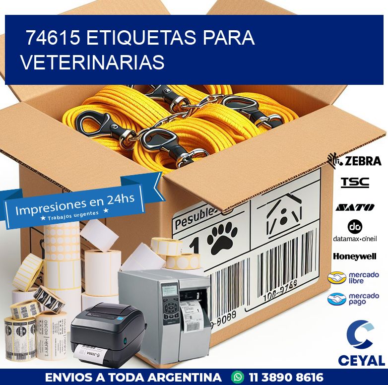 74615 ETIQUETAS PARA VETERINARIAS