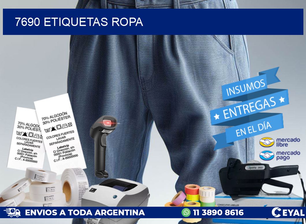 7690 ETIQUETAS ROPA