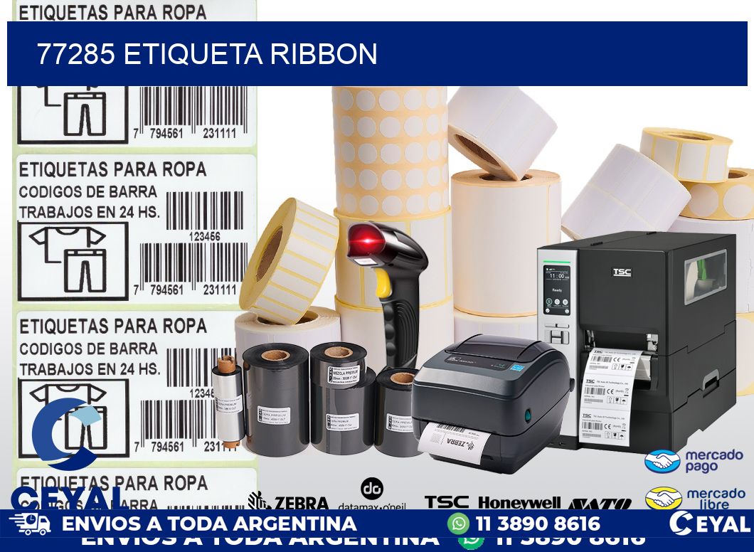 77285 etiqueta ribbon