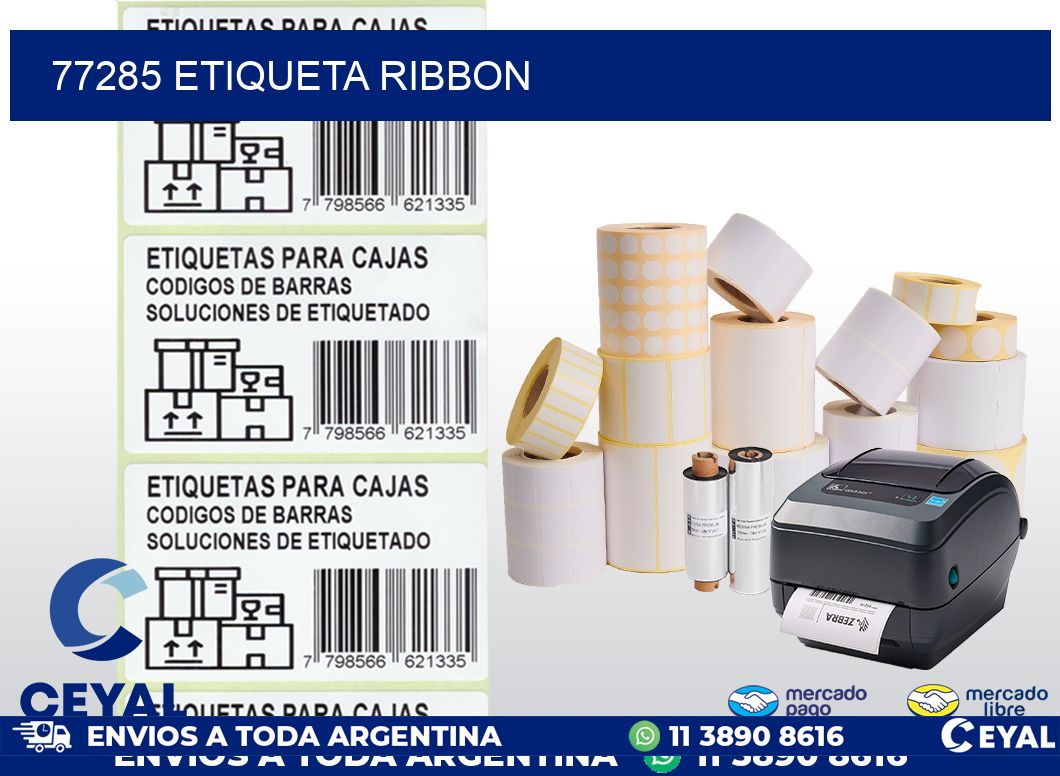 77285 etiqueta ribbon