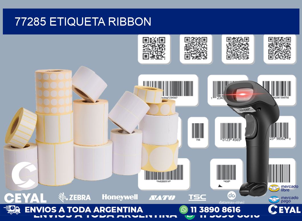 77285 etiqueta ribbon
