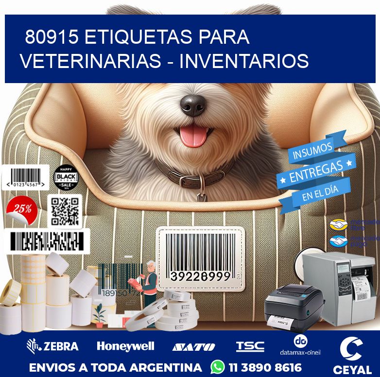 80915 ETIQUETAS PARA VETERINARIAS – INVENTARIOS