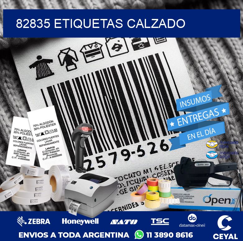 82835 ETIQUETAS CALZADO