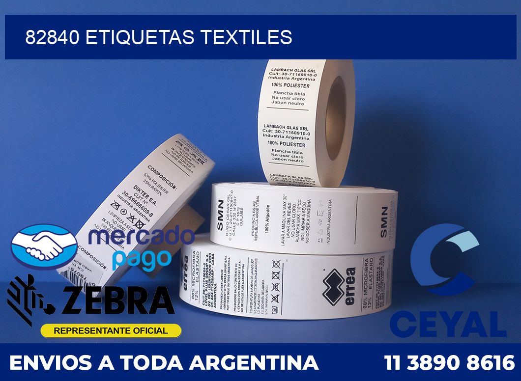 82840 ETIQUETAS TEXTILES