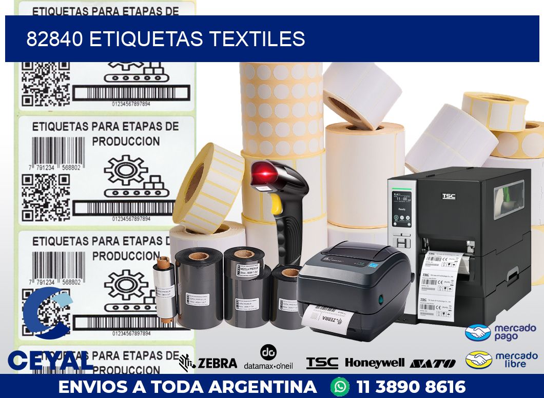 82840 ETIQUETAS TEXTILES