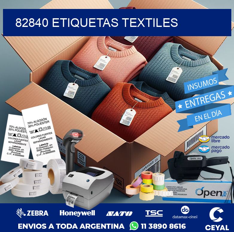 82840 ETIQUETAS TEXTILES