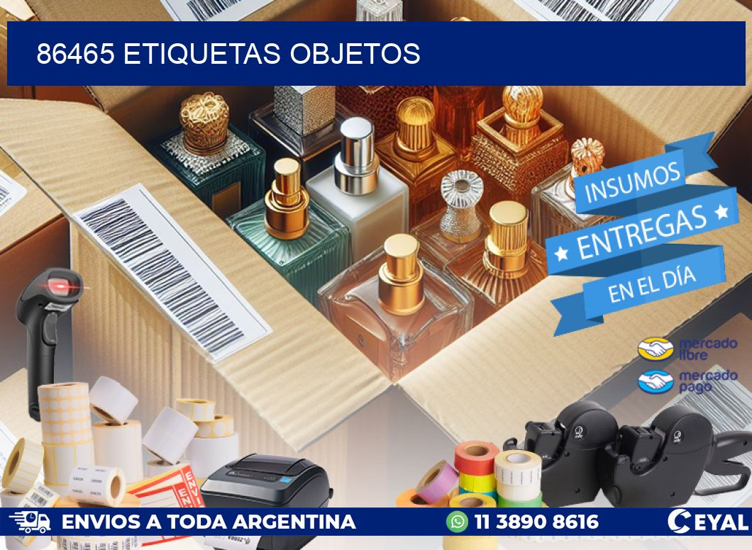 86465 etiquetas objetos